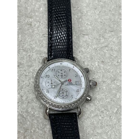 Michele CSX Diamond Chronograph Watch - Good Condition
